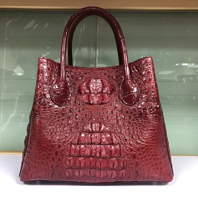 New Crocodile Leather Tote