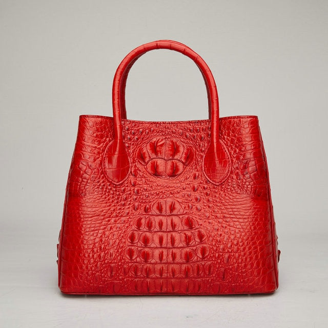 New Crocodile Leather Tote