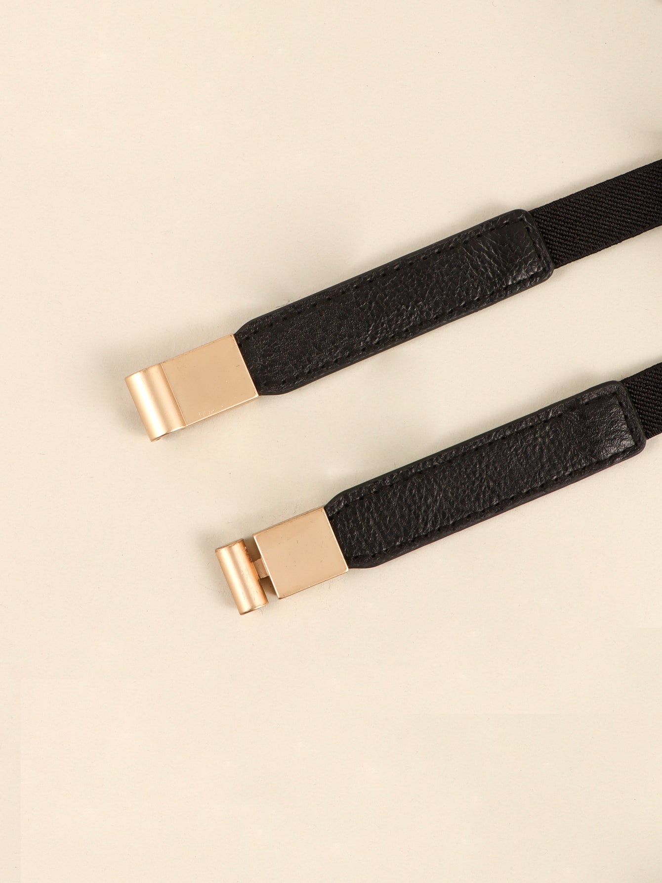 Vegan Elastic Skinny Belt