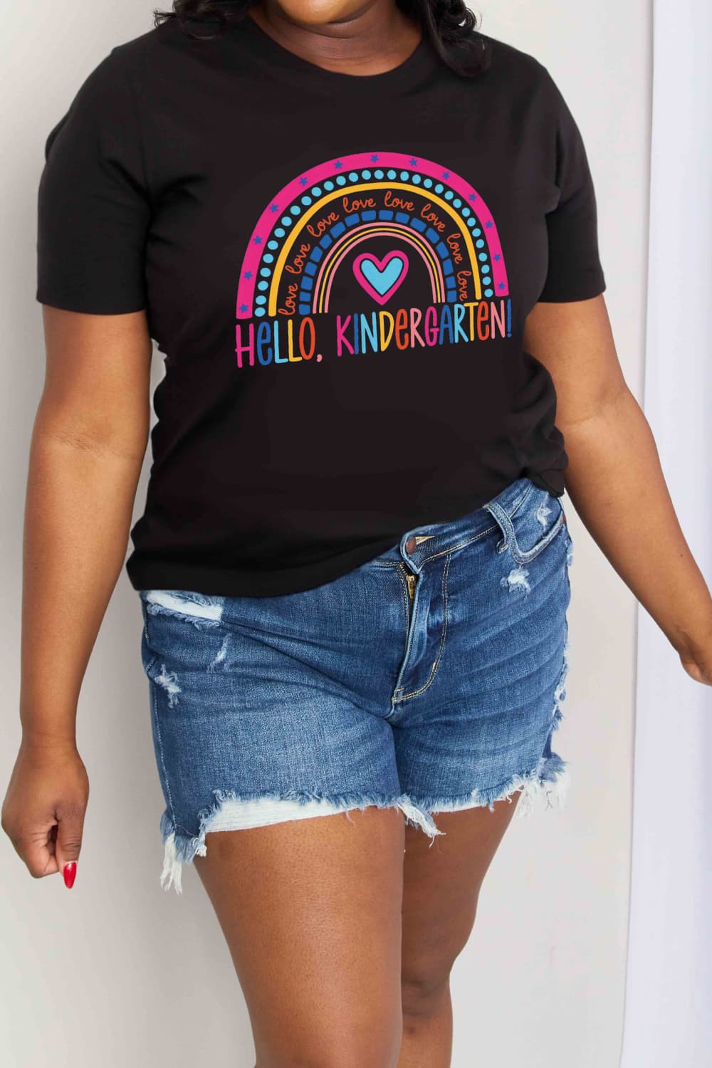 Simply Love  "Love Hello Kindergarten" Tee