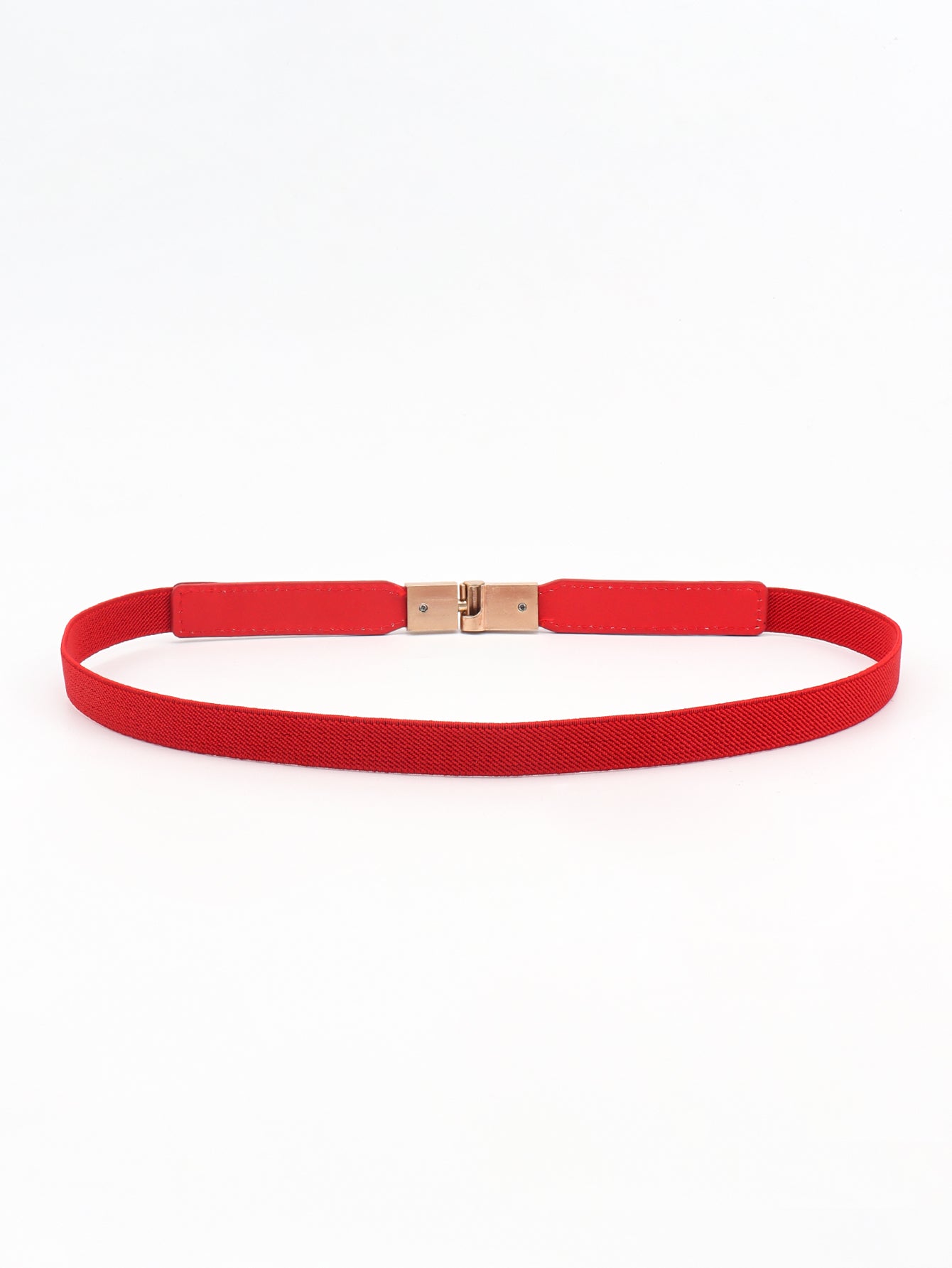 Vegan Elastic Skinny Belt