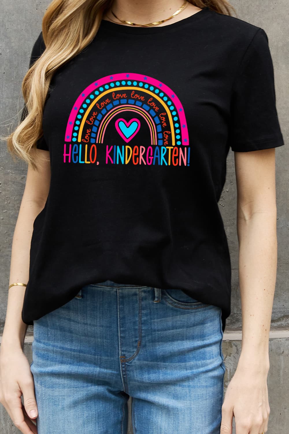 Simply Love  "Love Hello Kindergarten" Tee