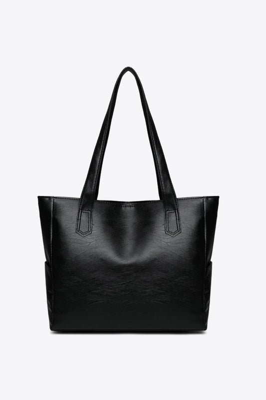 Vegan Leather Tote Bag