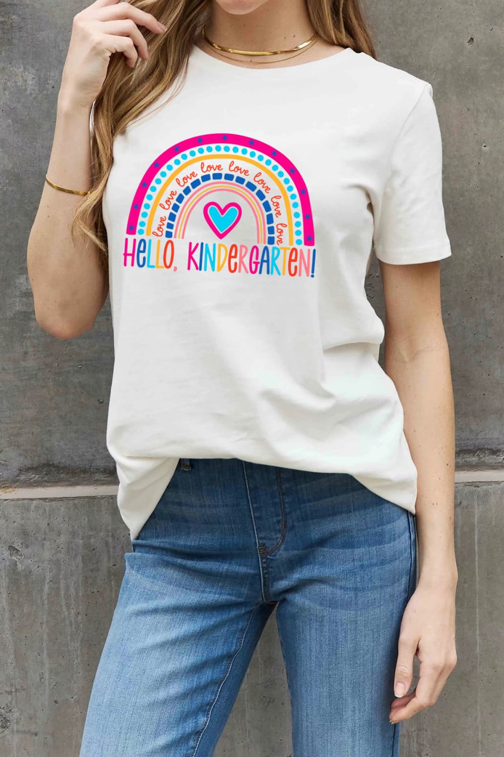 Simply Love  "Love Hello Kindergarten" Tee