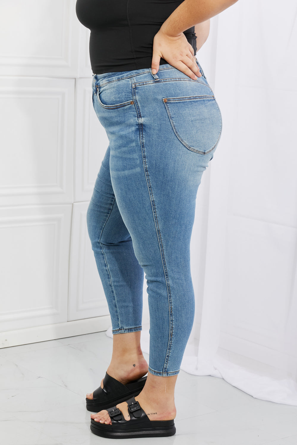 Judy Blue Nina Full Size High Waisted Skinny Jeans