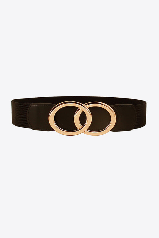 Alloy Buckle Elastic Belt