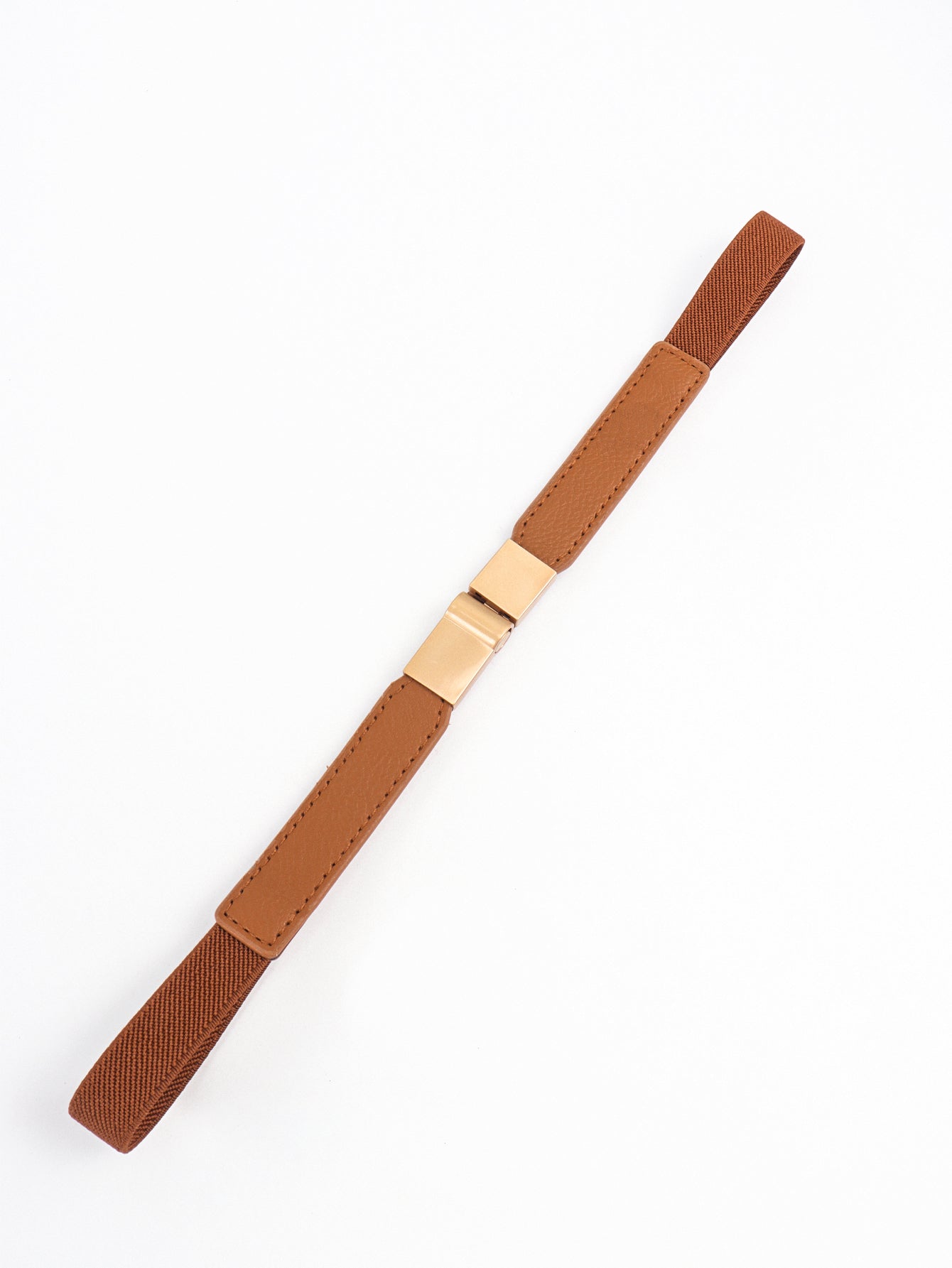 Vegan Elastic Skinny Belt