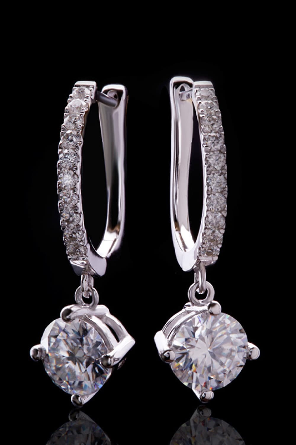 1 Carat Lab-Grown Diamond Drop Earrings