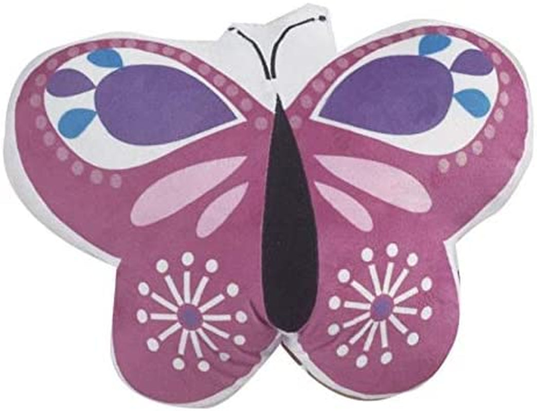 Girls Floral Butterfly 3-Piece Comforter Set 3Pc 