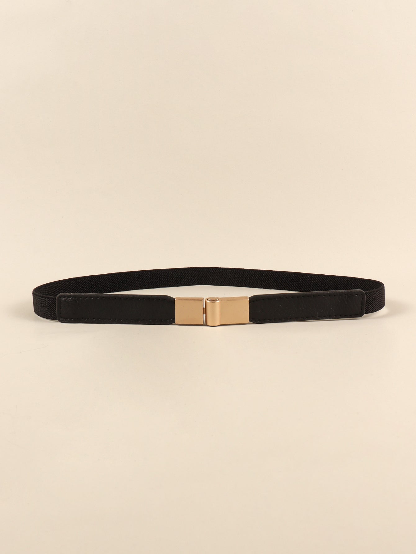 Vegan Elastic Skinny Belt