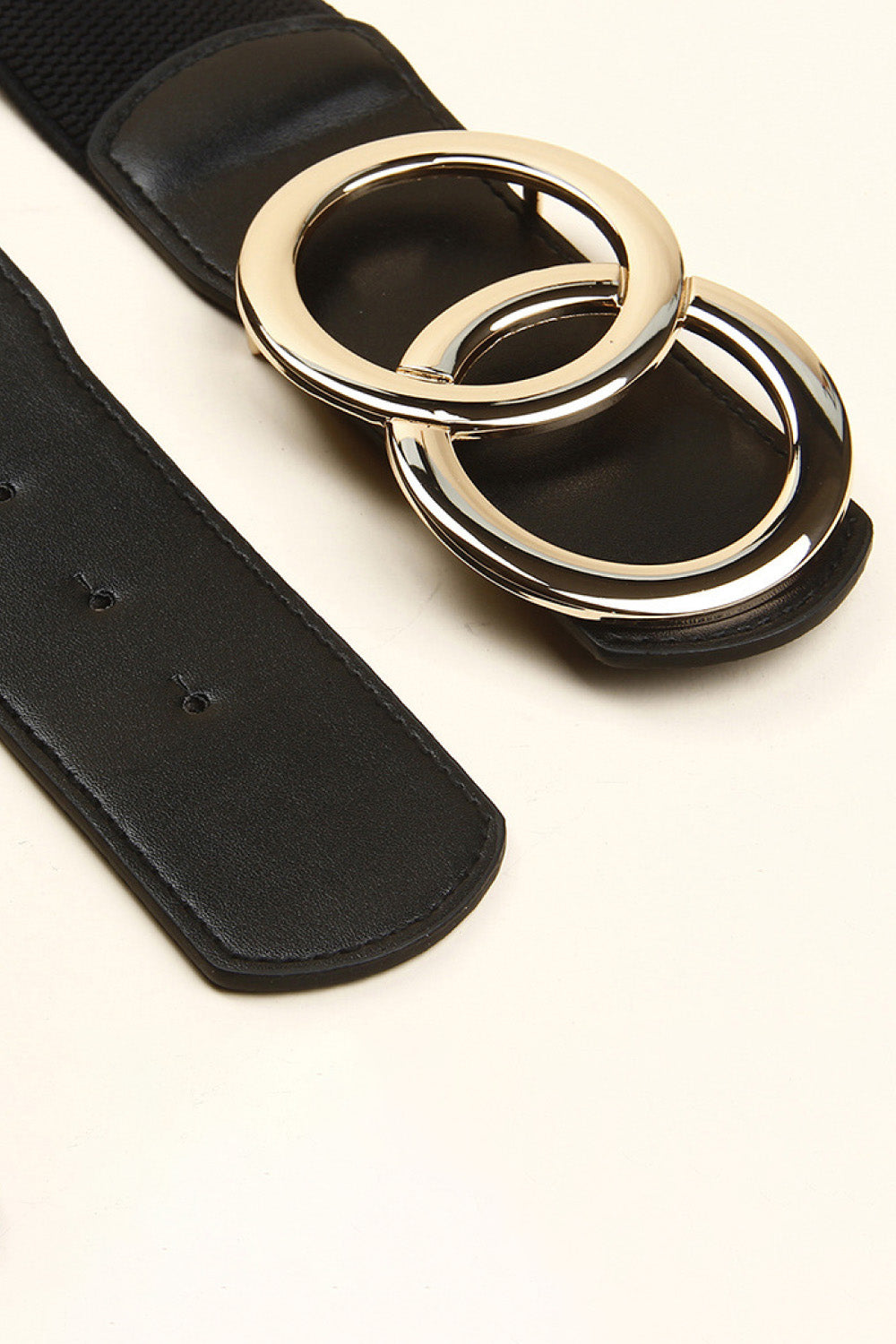 Alloy Buckle Elastic Belt