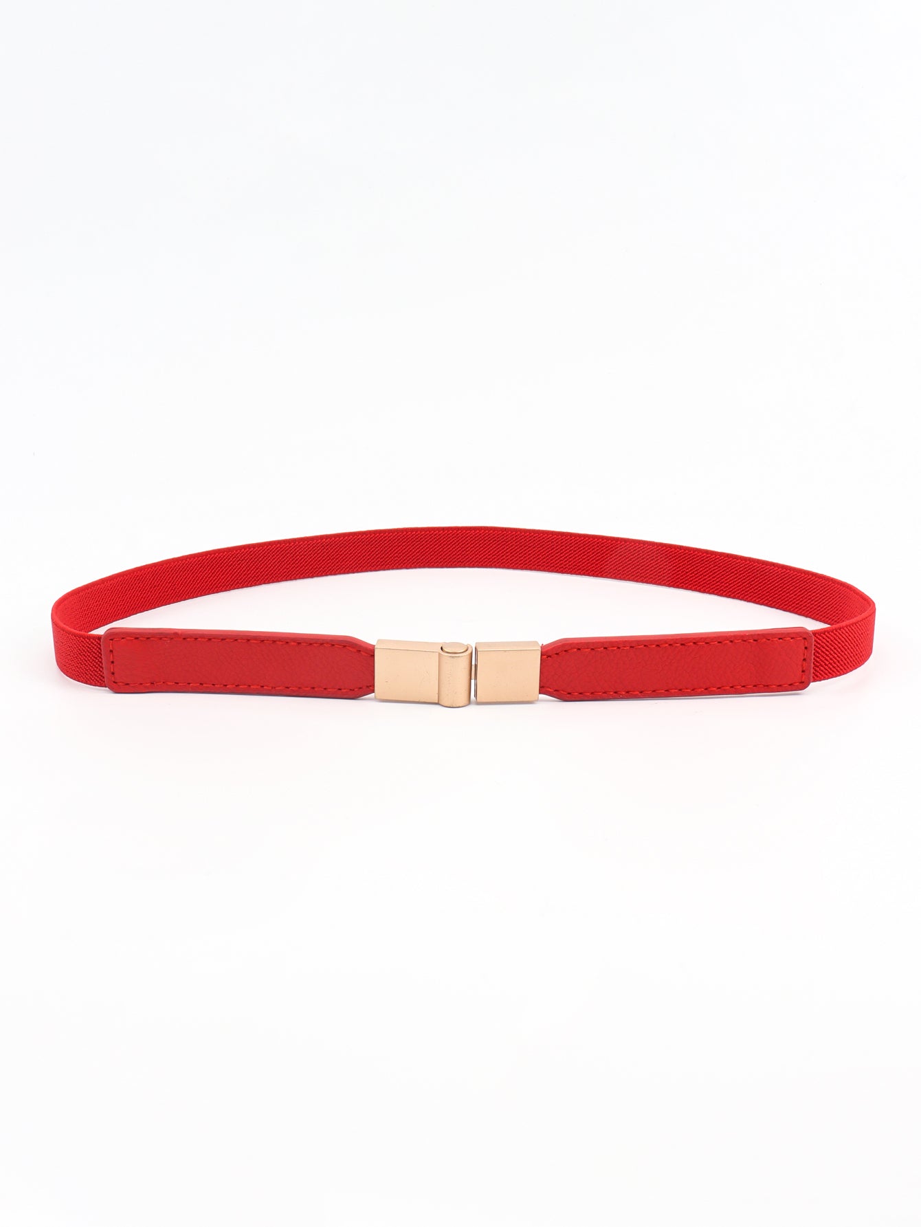 Vegan Elastic Skinny Belt