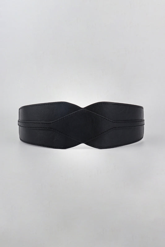 Elastic Wide Vegan Belt