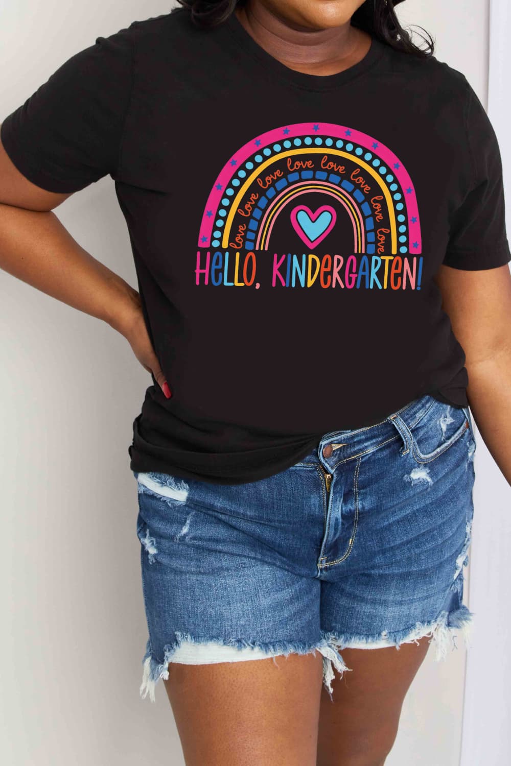 Simply Love  "Love Hello Kindergarten" Tee