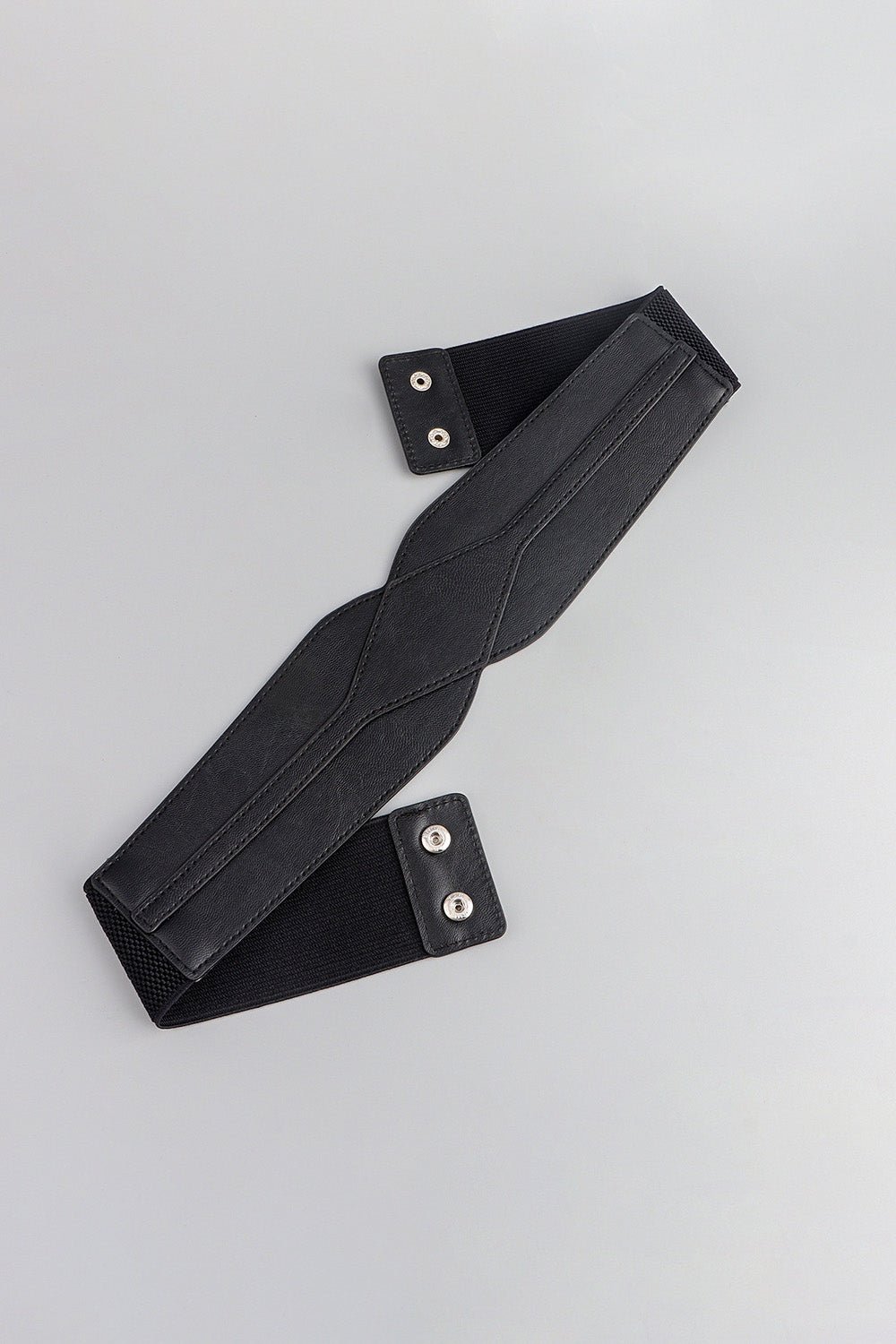 Elastic Wide Vegan Belt