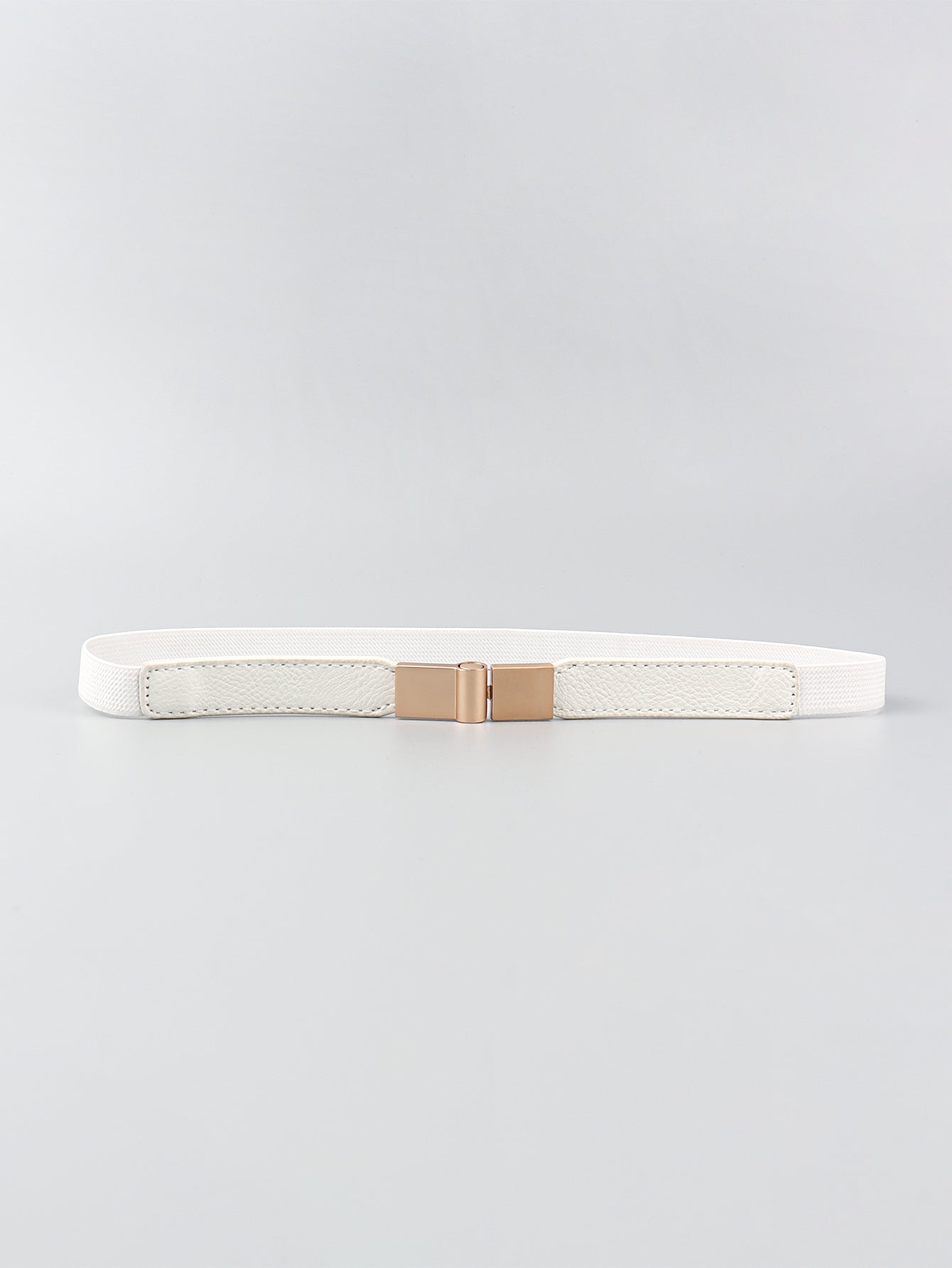 Vegan Elastic Skinny Belt