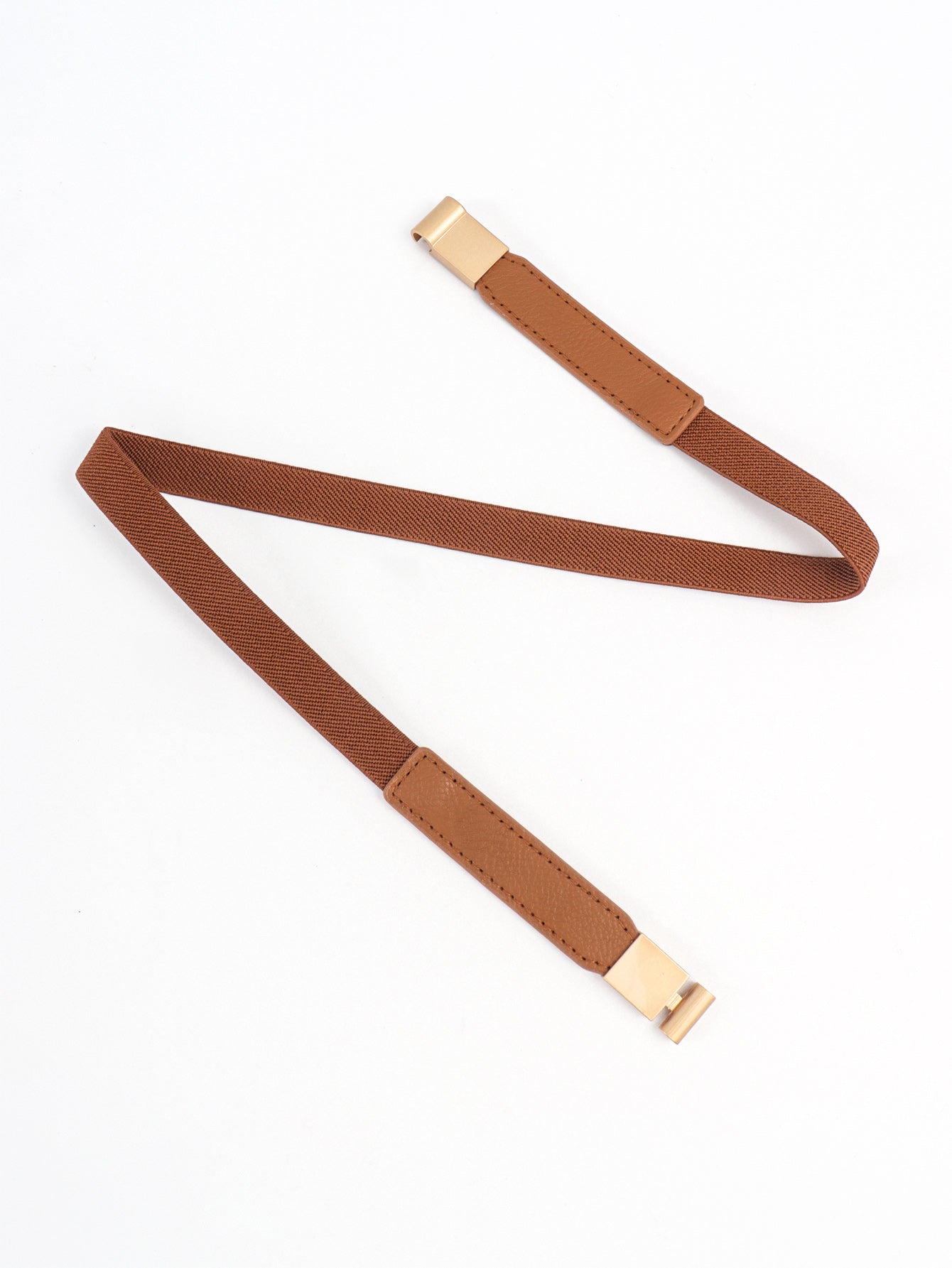 Vegan Elastic Skinny Belt