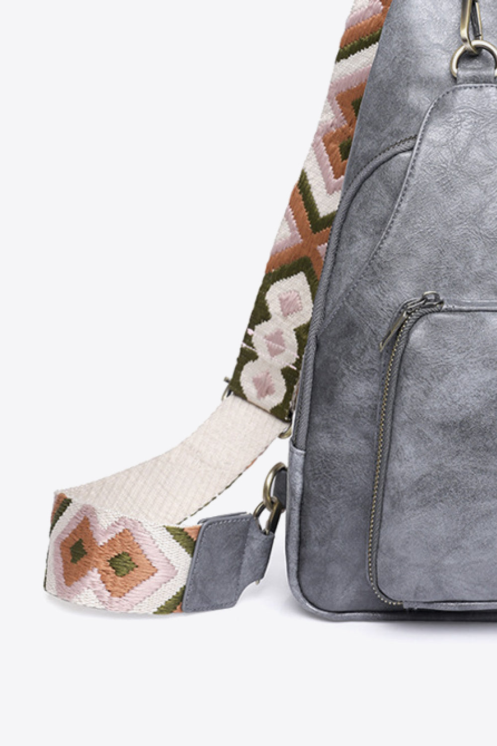 Take A Trip Vegan Leather Sling Bag