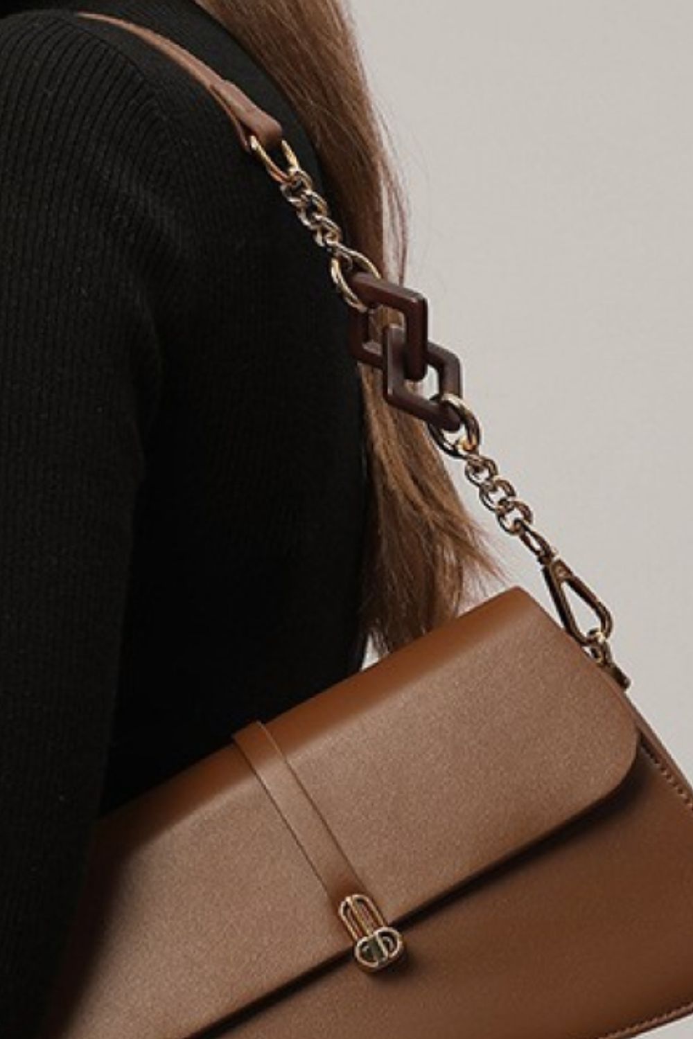 Vegan Leather Shoulder Bag