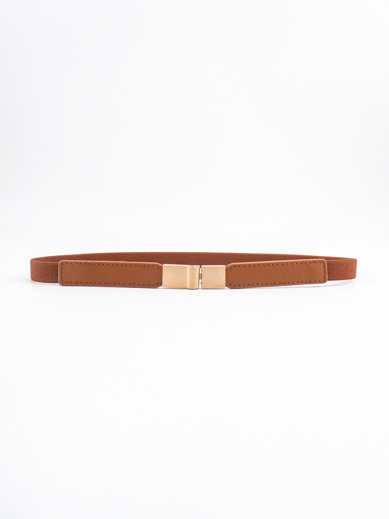 Vegan Elastic Skinny Belt