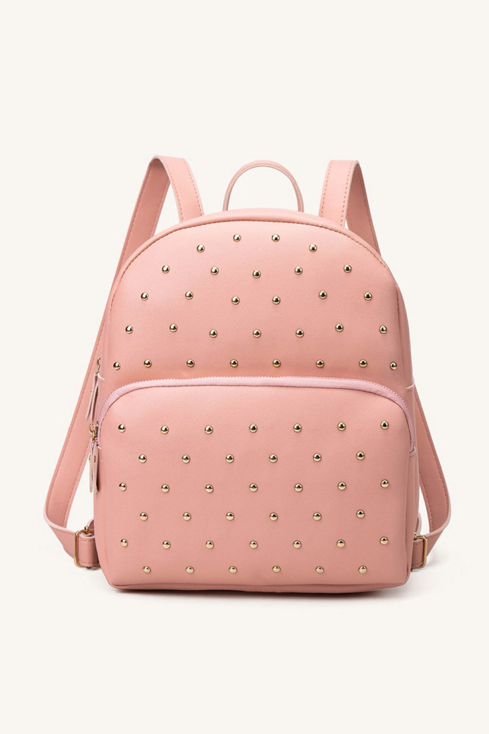 Studded Vegan Leather Backpack