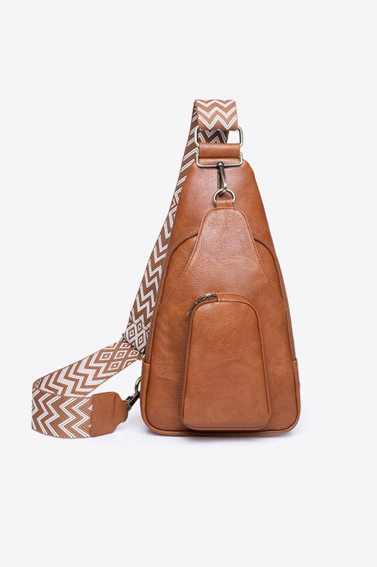 Take A Trip Vegan Leather Sling Bag