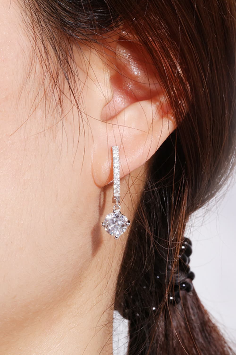 1 Carat Lab-Grown Diamond Drop Earrings