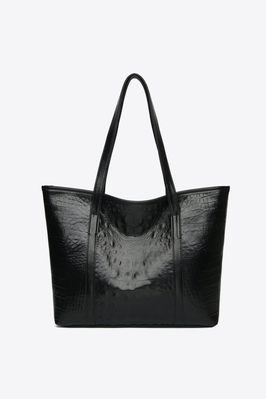 Vegan Leather Tote Bag