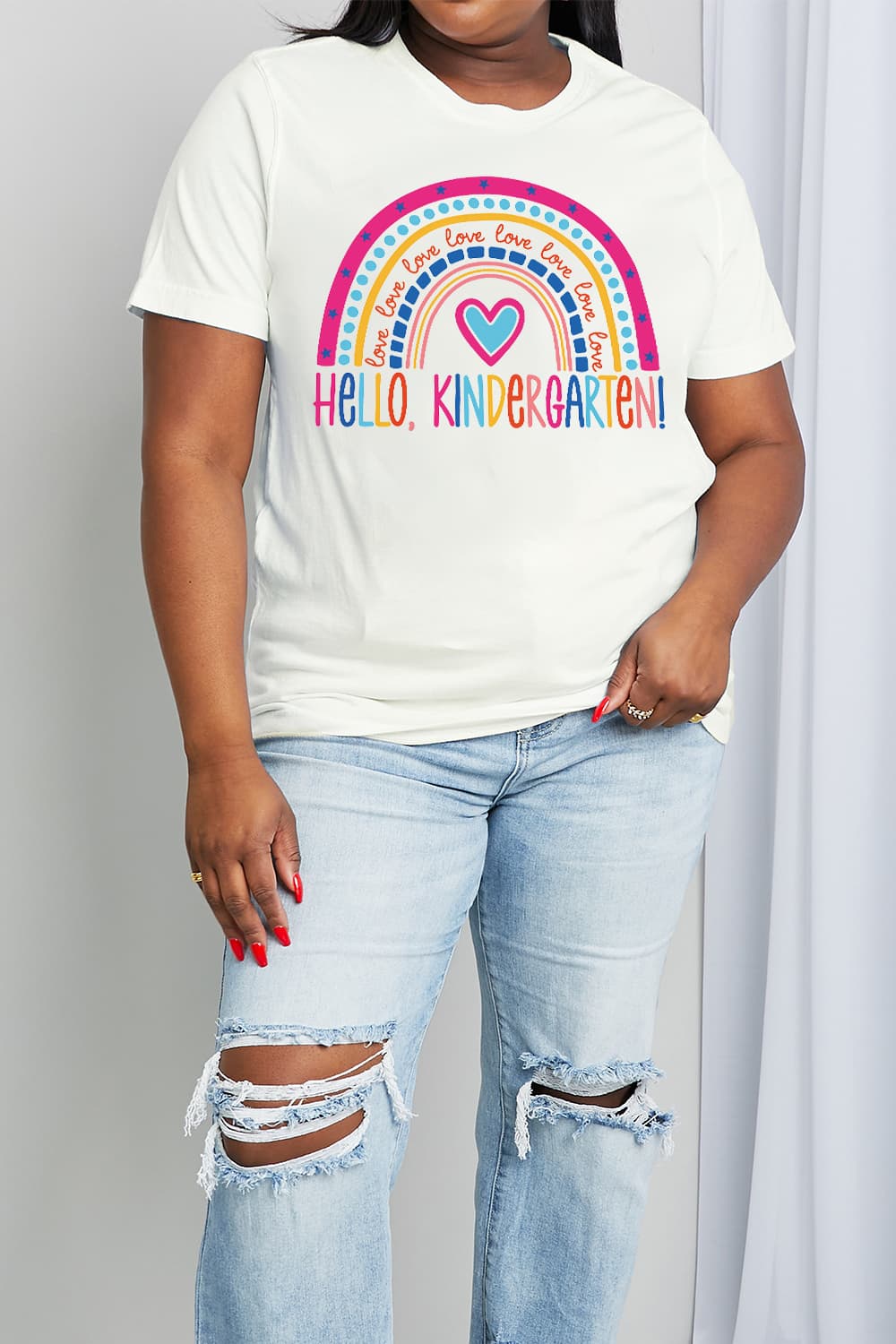 Simply Love  "Love Hello Kindergarten" Tee