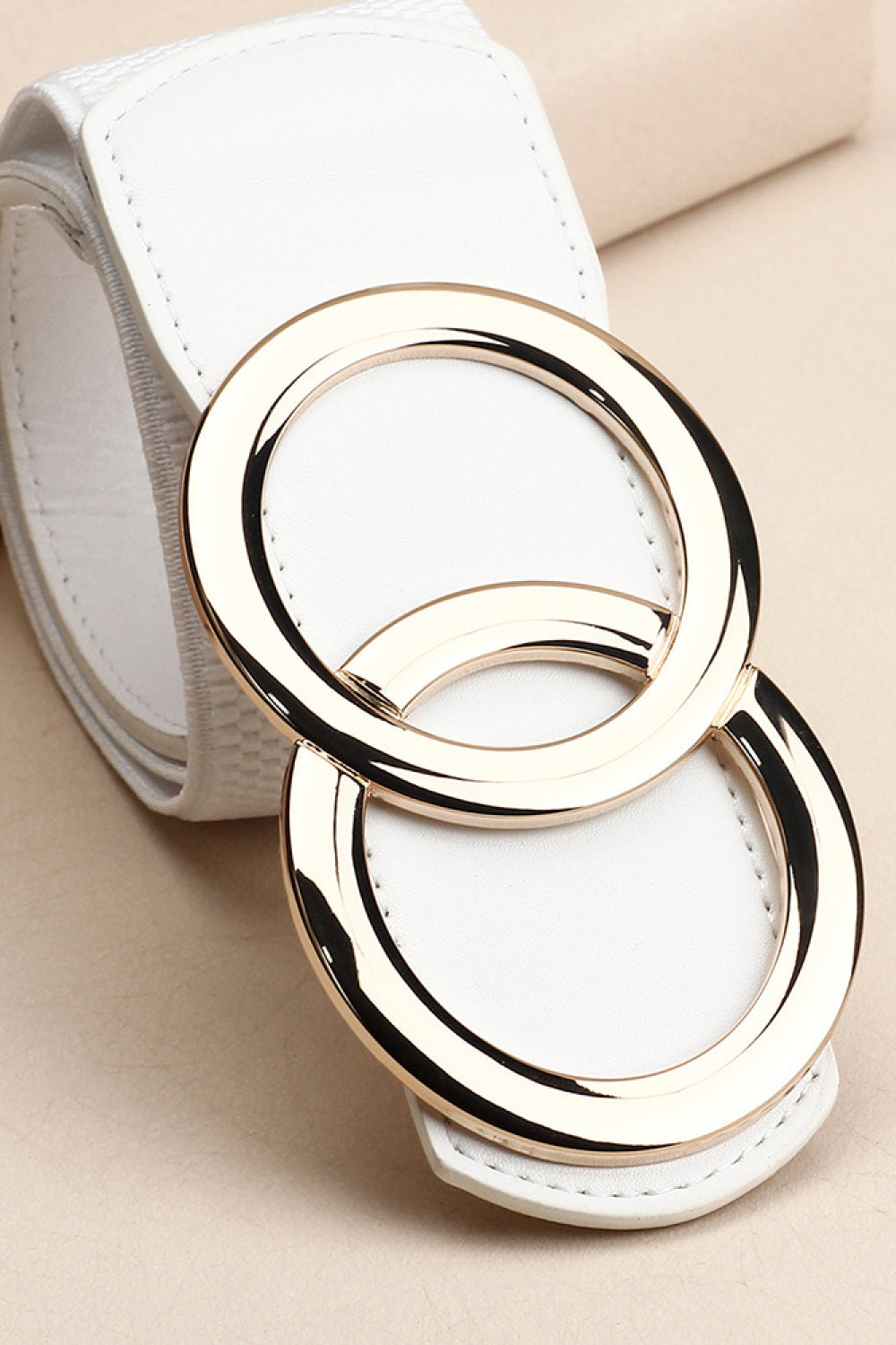 Alloy Buckle Elastic Belt