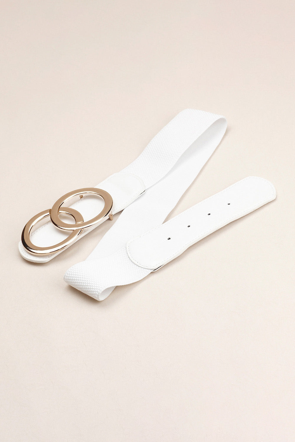 Alloy Buckle Elastic Belt